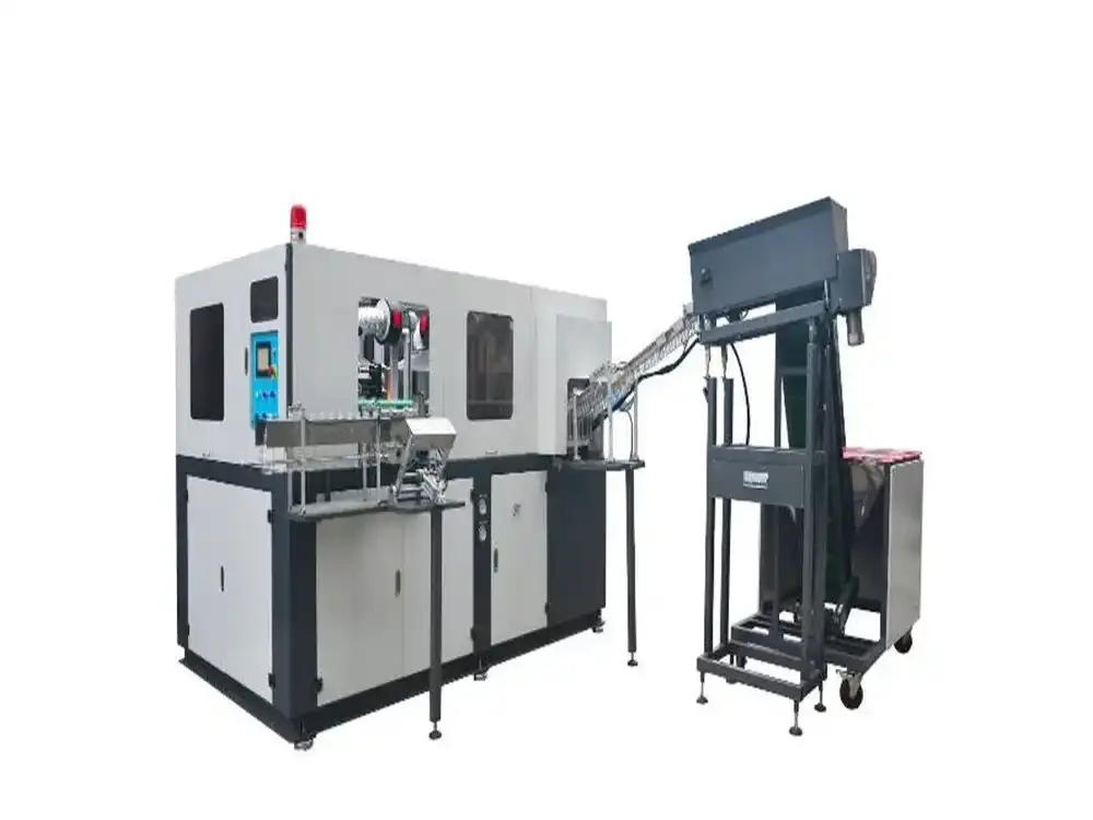 Cheap Price 4 Cavities Full Automatic Soda Water PET Plastic Bottle Blowing Molding Machine , Blow Mold Making Machinery