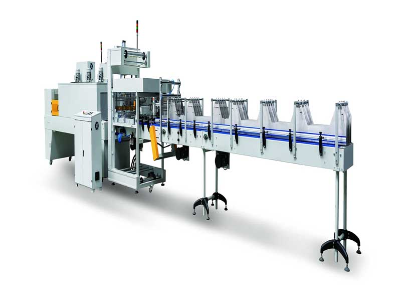 HDPE film L type linear shrink packaging machine 10-15 packages per minute