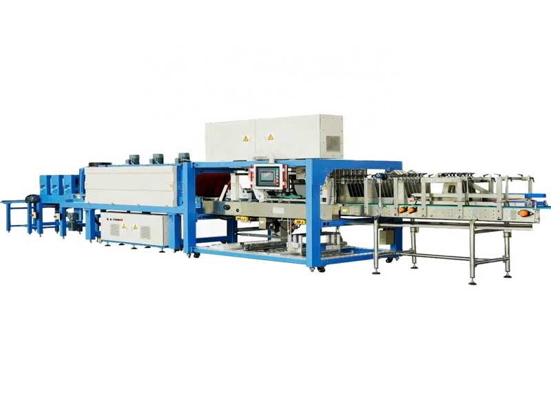 HDPE film L type linear shrink packaging machine 10-15 packages per minute