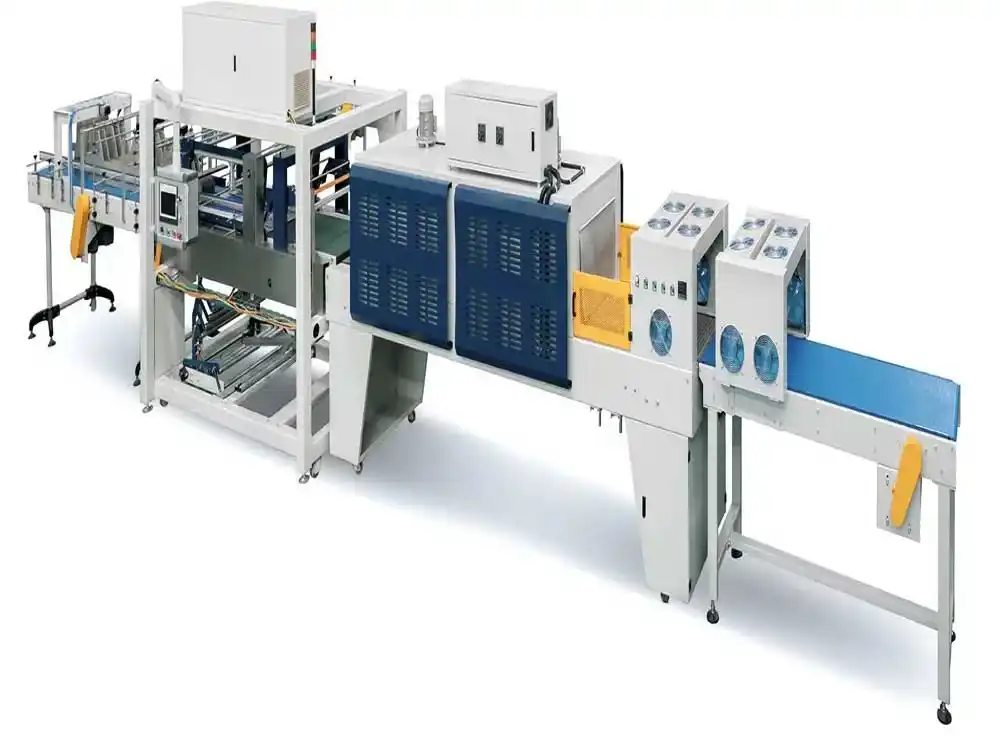 One Piece Roll Colorful Wrapping Shrink Machine Packing Machine 30 Packages Per Minute