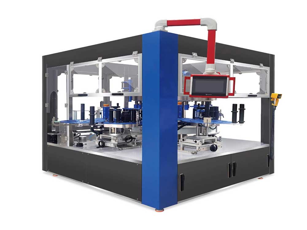 Linear Automatic OPP Hot Melt Glue Label Automatic Labeling Machine Round Bottle